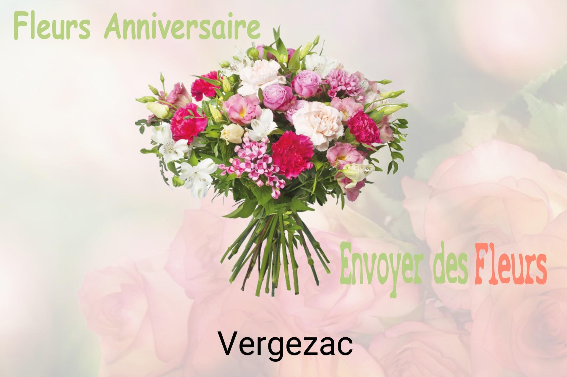 Bouquet de fleurs d’anniversaire livré à Vergezac