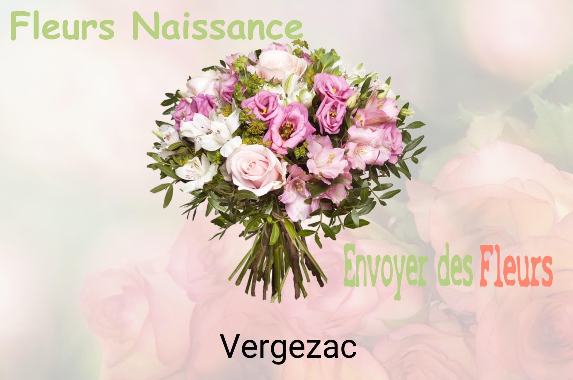 Bouquet de fleurs de naissance livré à Vergezac